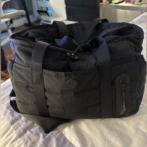 Lululemon Black Duffle Bag